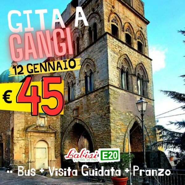 GITA IN BUS a Gangi, il Borgo più bello -  12 Gennaio € 45 (Bus + Pranzo)